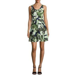 NWT Size 12 Cynthia Steffe Madison Sleeveless Floral-Print Fit & Flare Dress